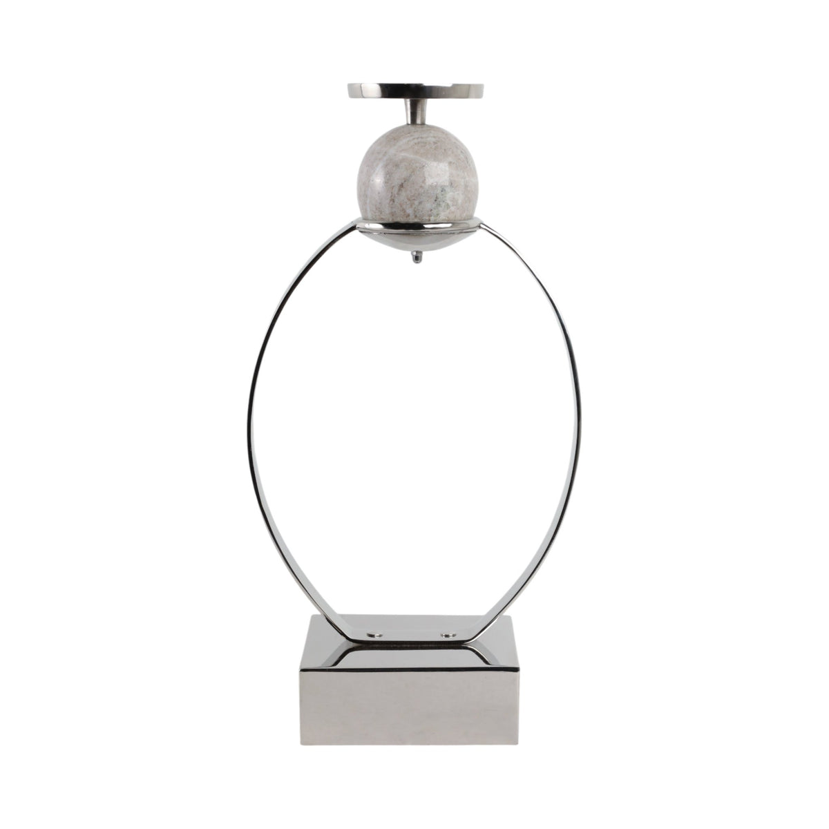 durant Smal Candle Holder W/marble Sphere Candle Holders| Sagebrook Home