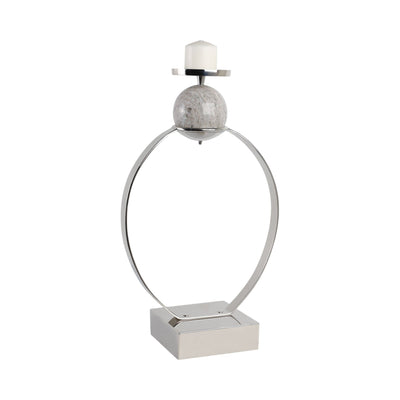 durant Smal Candle Holder W/marble Sphere - Al Rugaib Furniture
