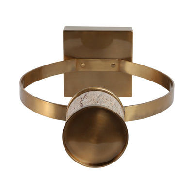 durant Smal Candle Holder W/marble Sphere - Al Rugaib Furniture