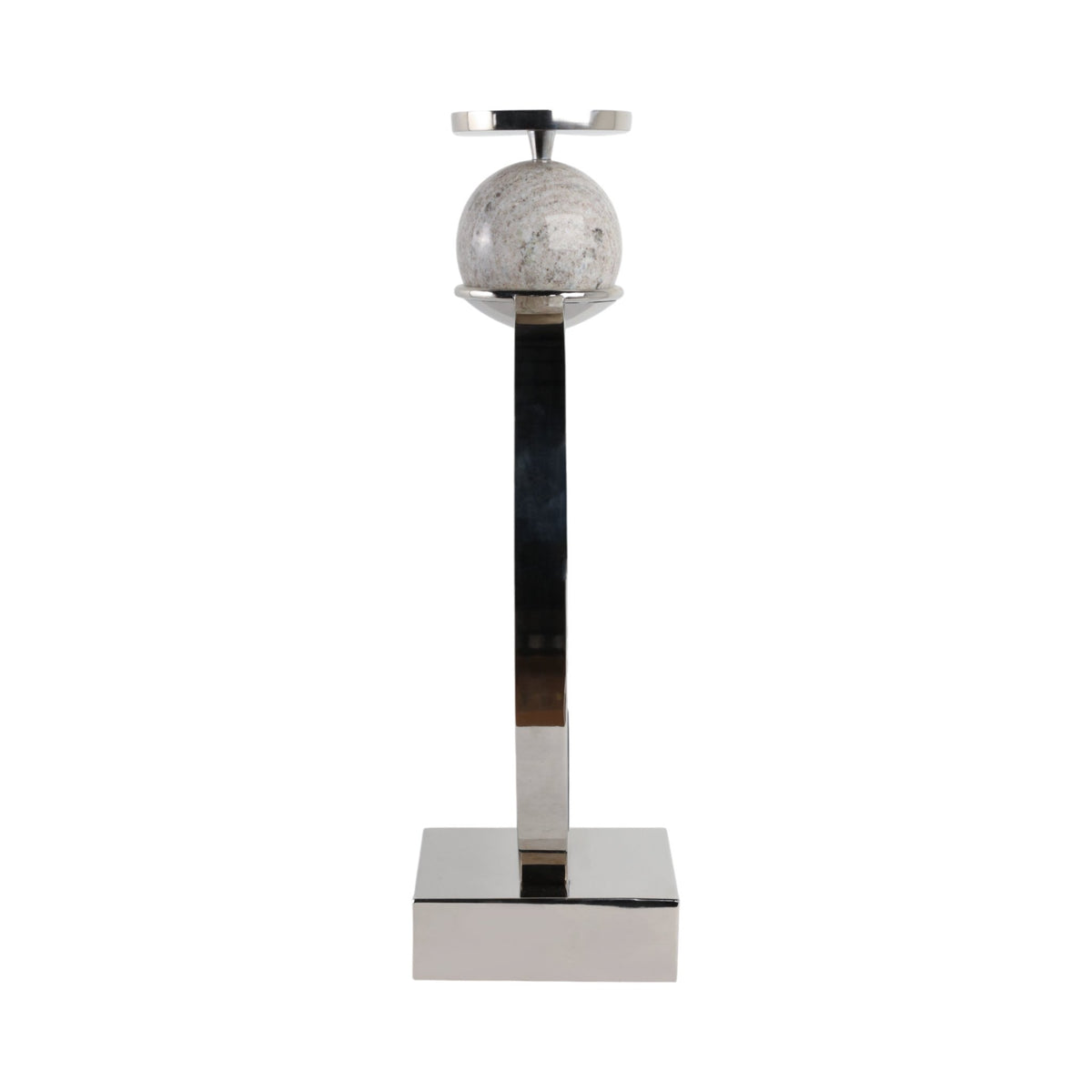 durant Smal Candle Holder W/marble Sphere Candle Holders| Sagebrook Home