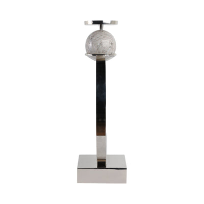 durant Smal Candle Holder W/marble Sphere - Al Rugaib Furniture