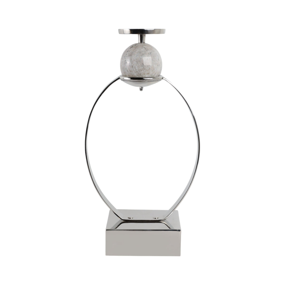 durant Smal Candle Holder W/marble Sphere Candle Holders| Sagebrook Home
