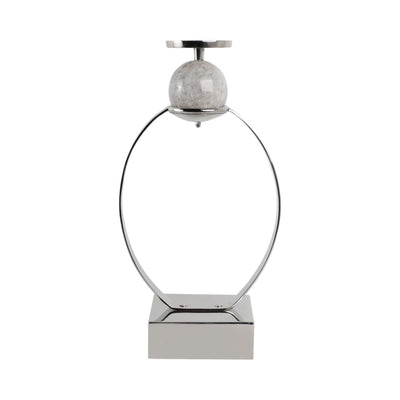 durant Smal Candle Holder W/marble Sphere - Al Rugaib Furniture
