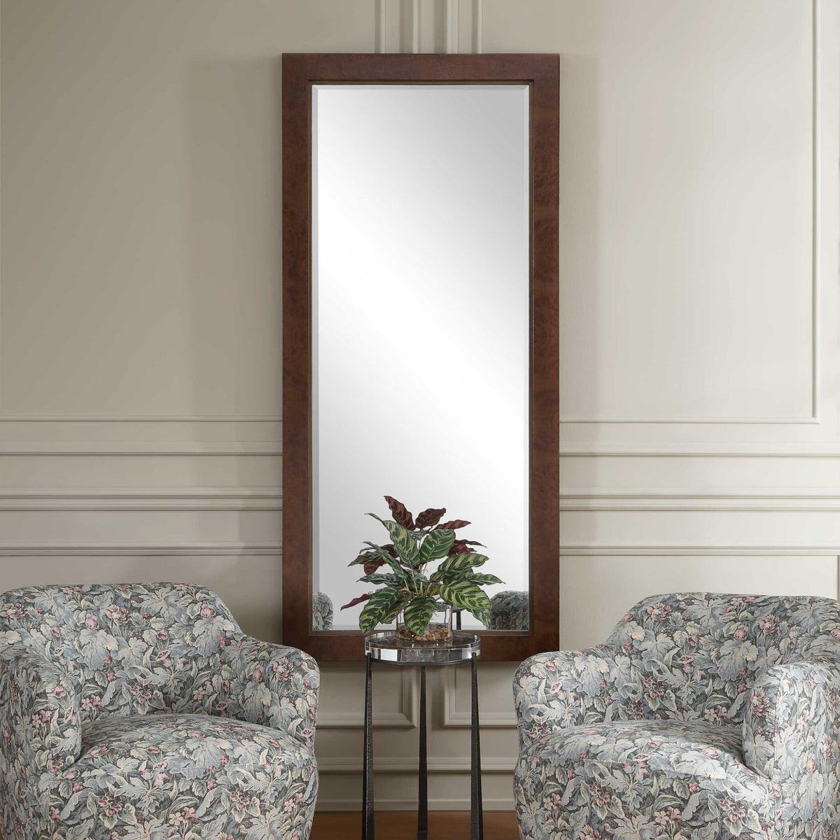 Durant Tall Wood Mirror Mirrors| Uttermost