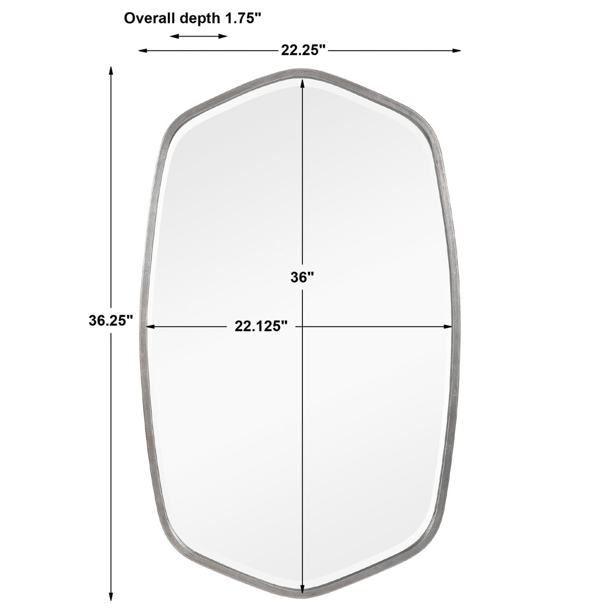 Duronia Silver Mirror Mirrors| Uttermost