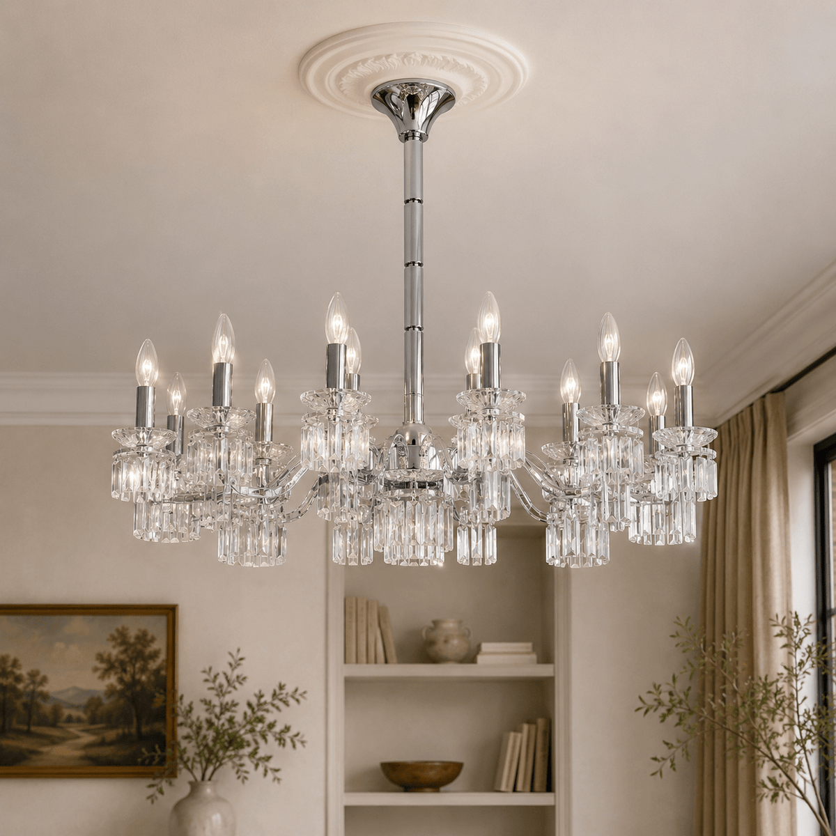 DURRAH CRYSTAL Pendant lamp chandeliers| Roots Furniture