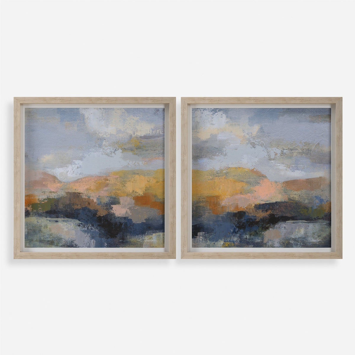 Dusk Framed Prints, S/2 Paintings & Pictures| Uttermost