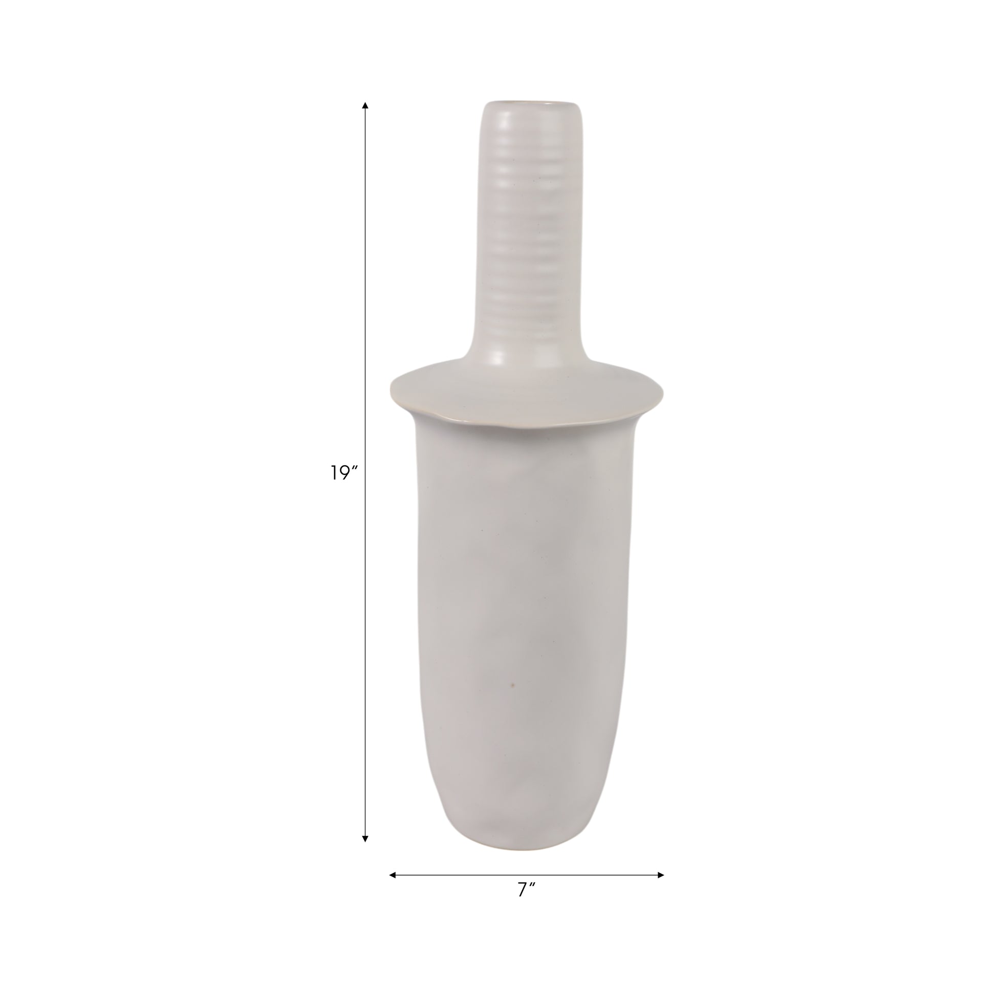 مزهرية ميراج كريمية Mirage Cream Vase