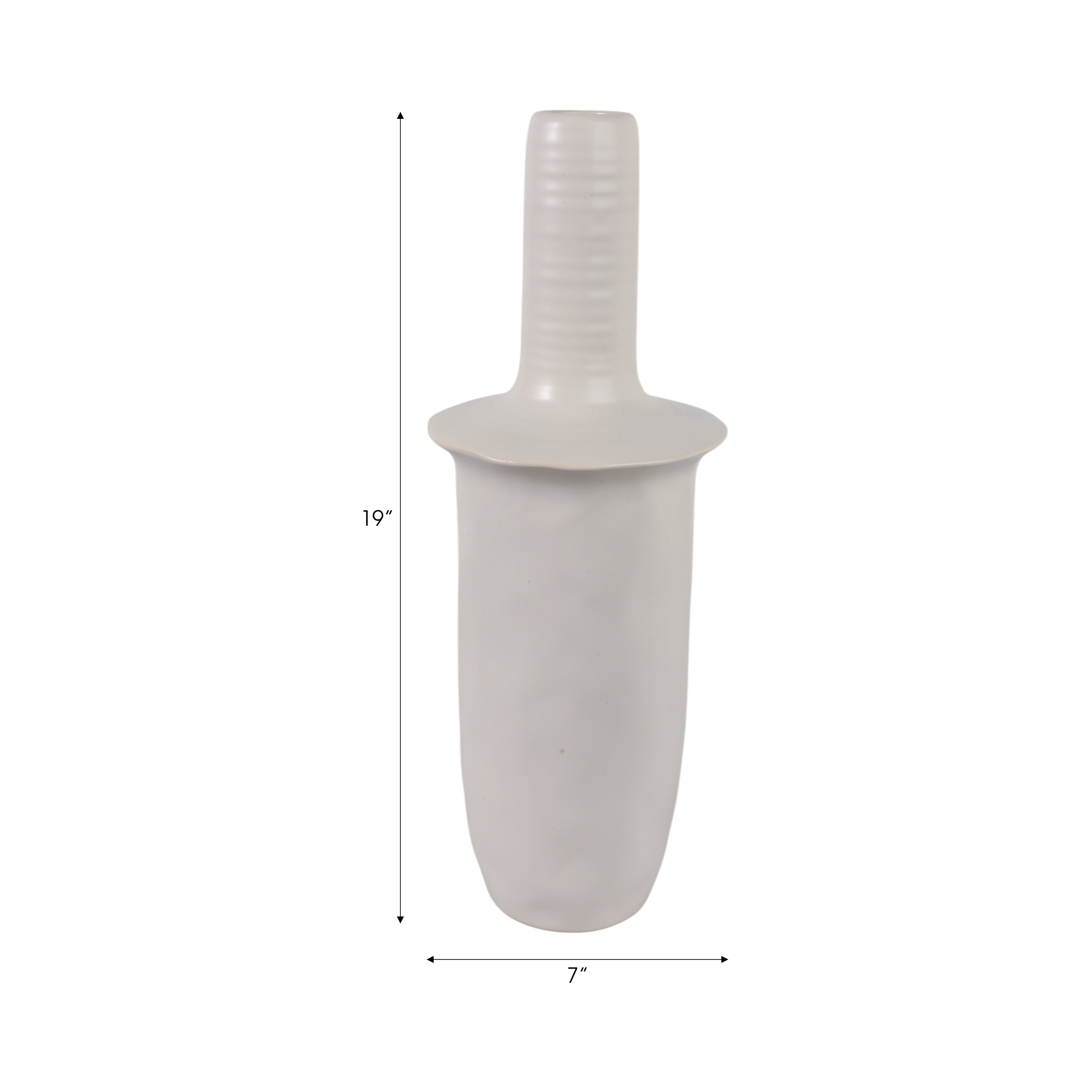 مزهرية ميراج كريمية Mirage Cream Vase