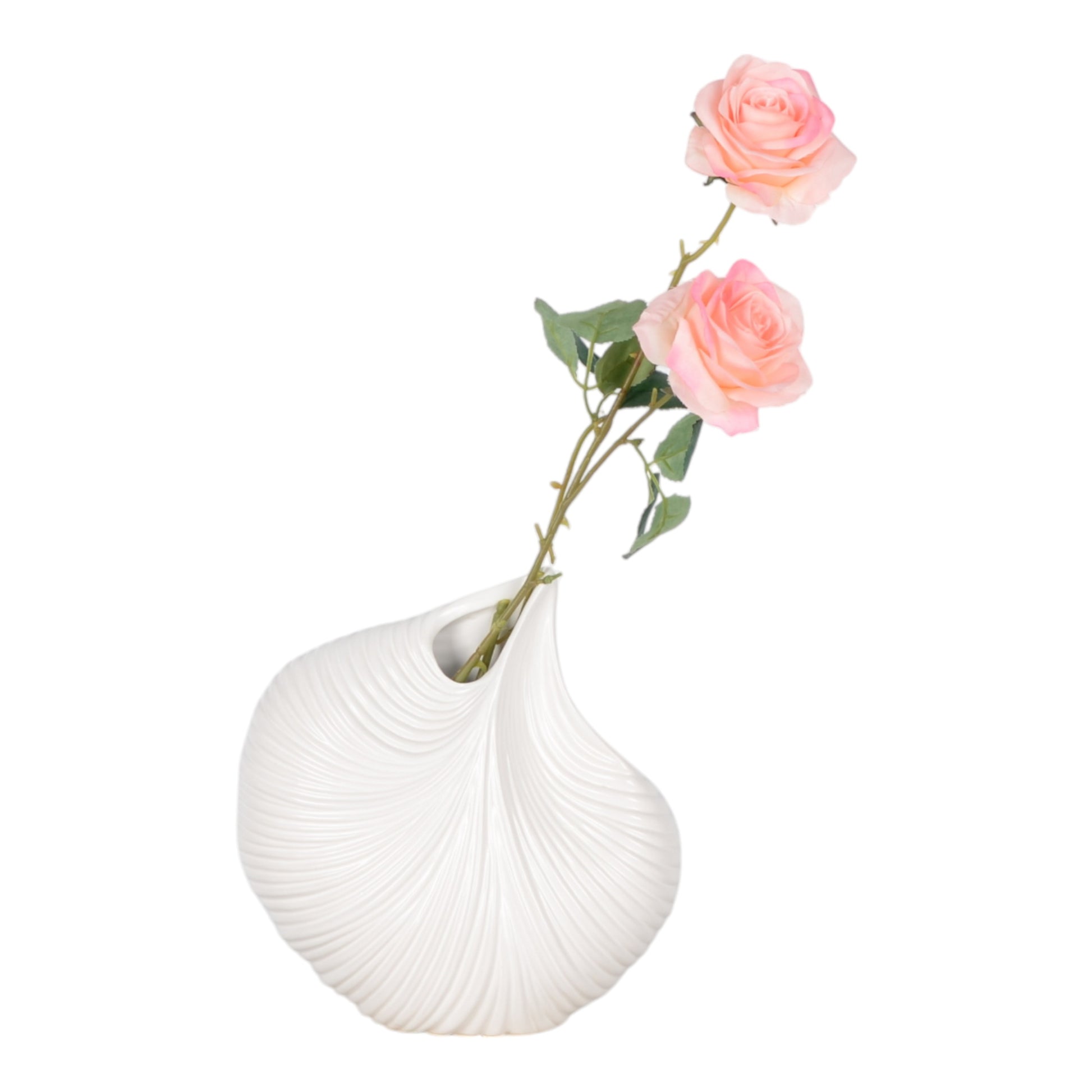 مزهرية كوني بيضاء Kony White  Vase