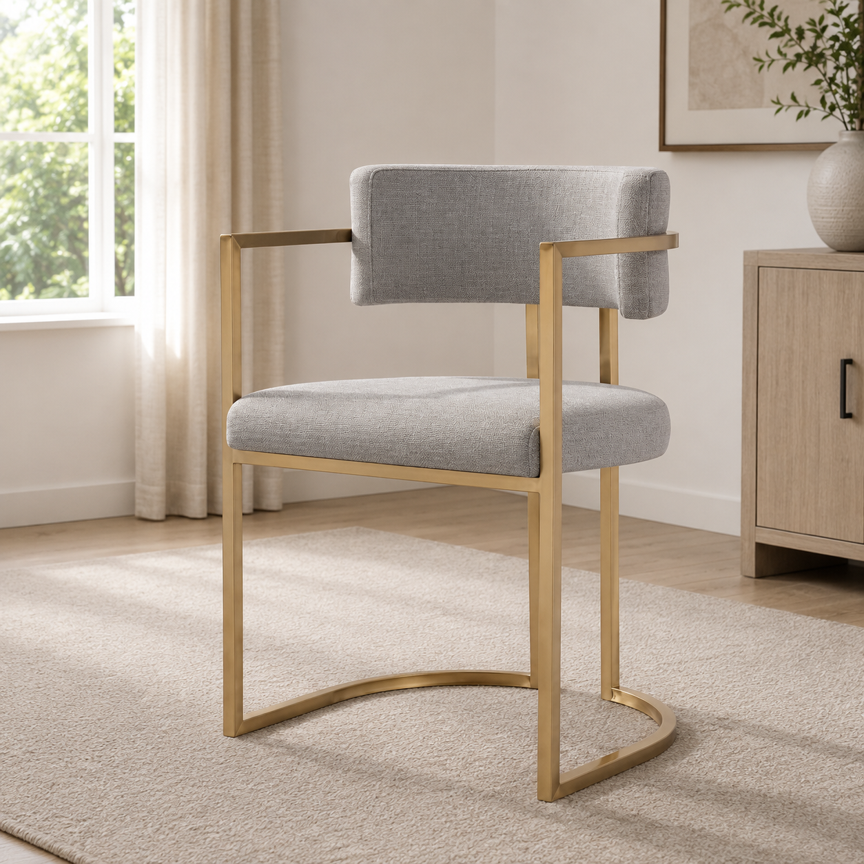 Alexa Grey Dining Chair