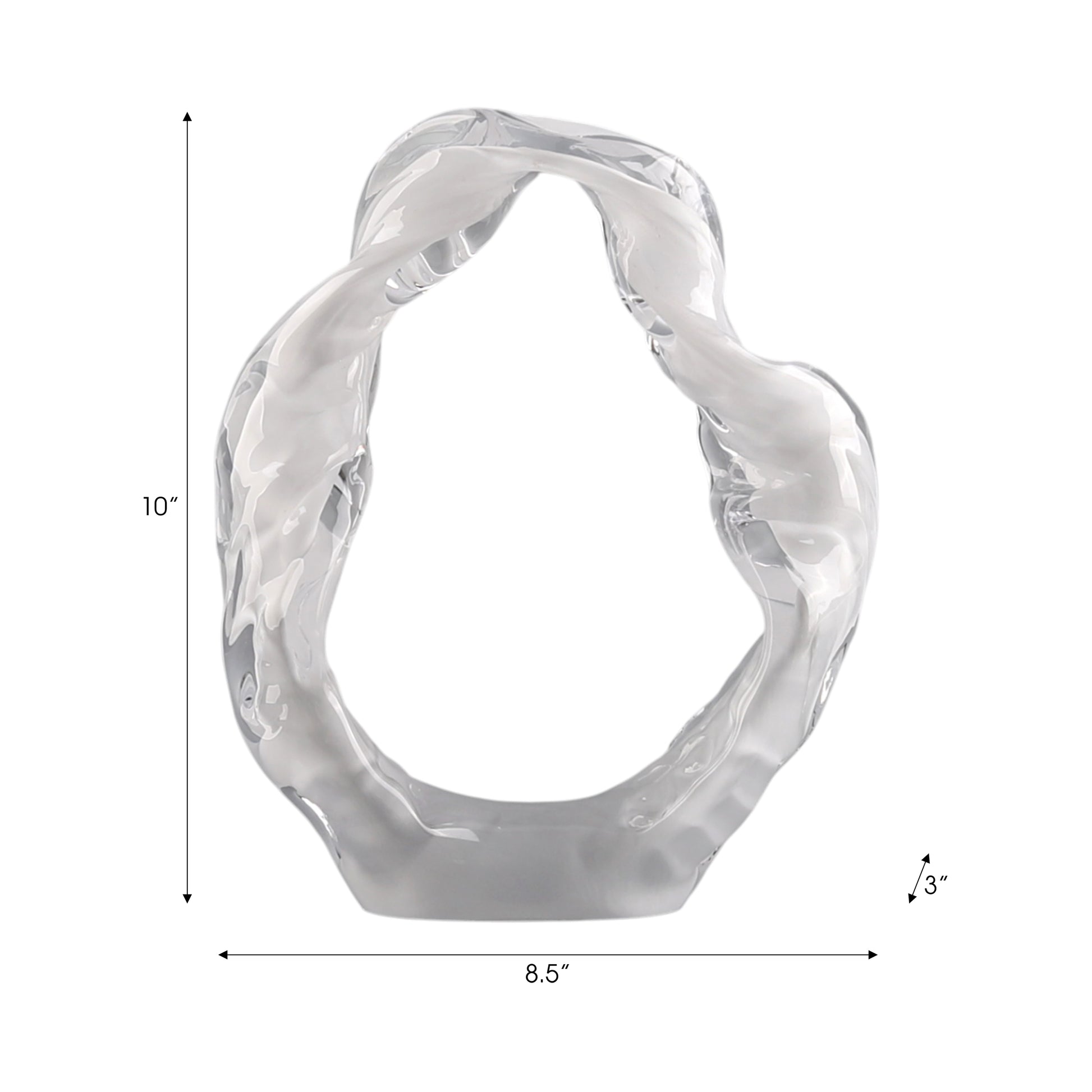 نحت الزجاج الأبيض سيدون Sidon White Glass Sculpture