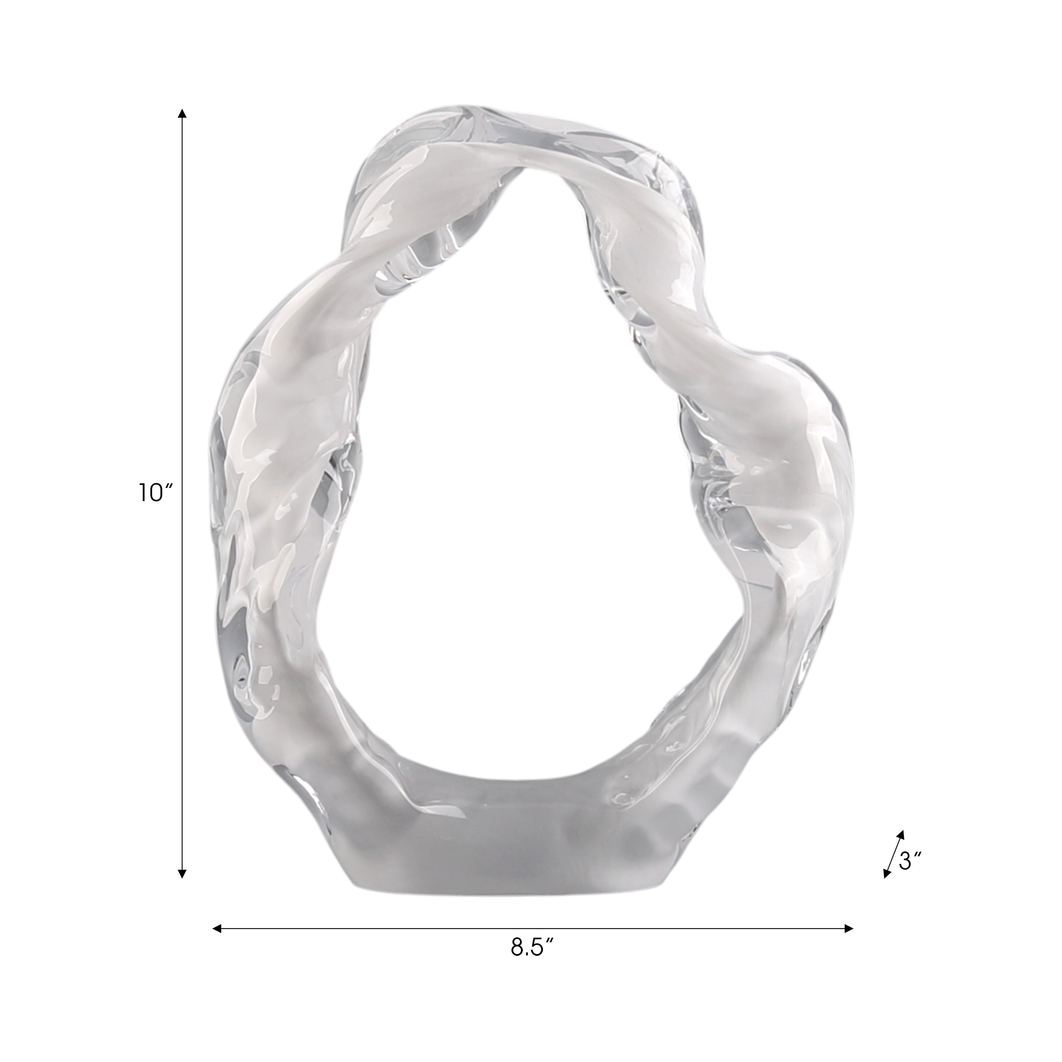 نحت الزجاج الأبيض سيدون Sidon White Glass Sculpture