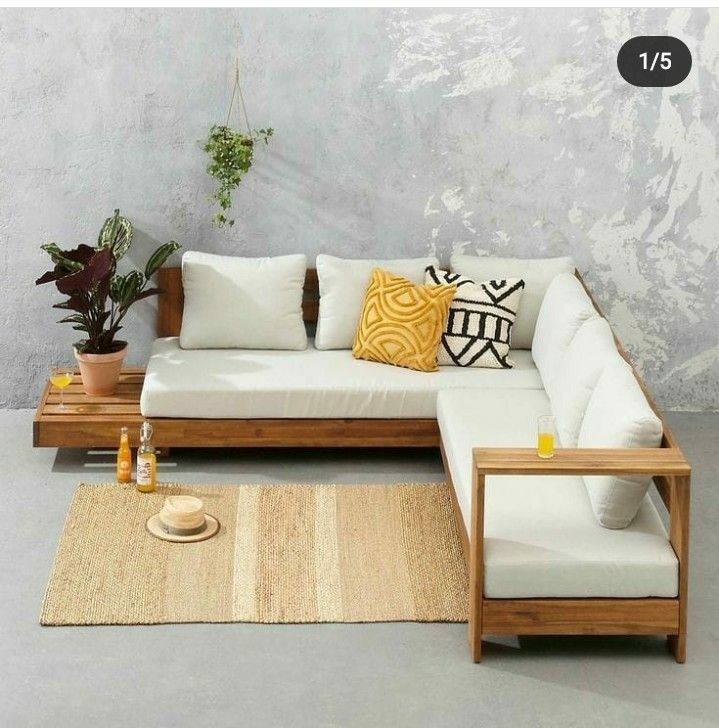 Royal | Pineview Outdoor Seating Set – Off White – 250×250×75 cm