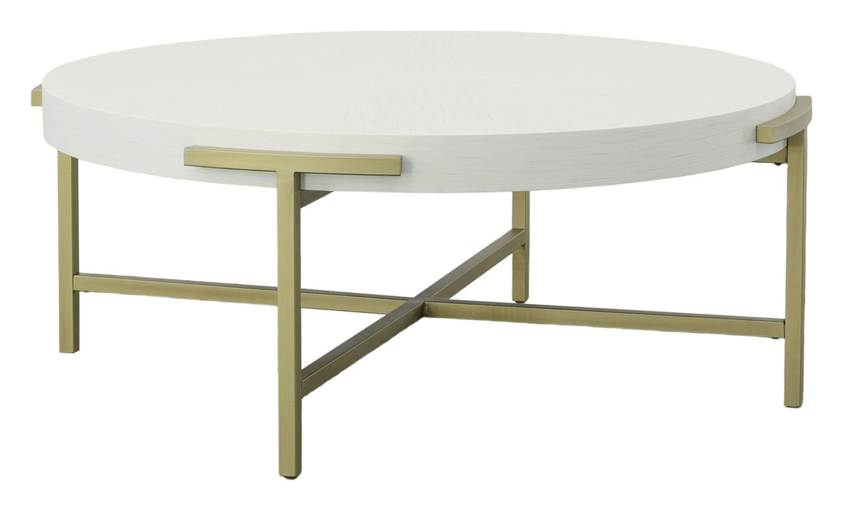 East Camden Round Cocktail Table Counter Tables| Fairfield Chair