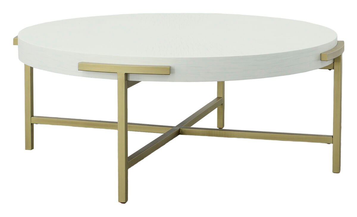 East Camden Round Cocktail Table Counter Tables| Fairfield Chair