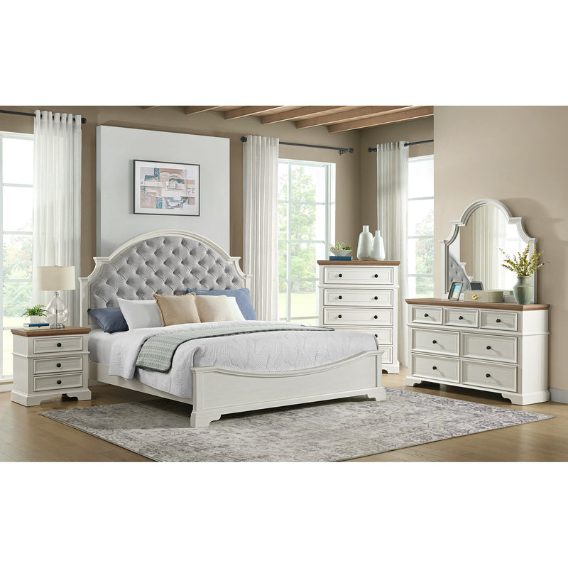 Eastwood Youth King set UPH in Off - White - Al Rugaib Furniture