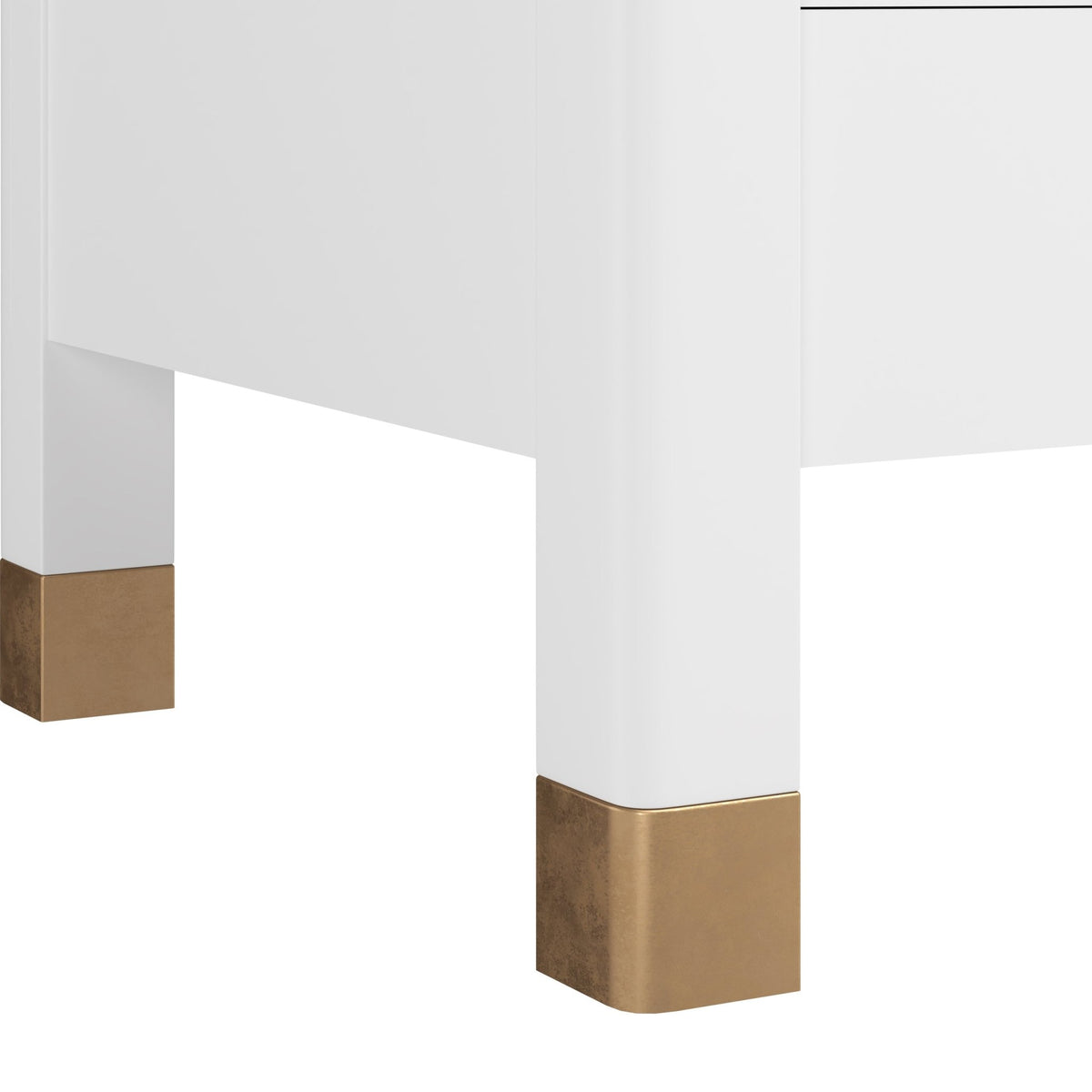 Eave - Bedside Table-Uplifting White Nightstands| A.R.T. Furniture