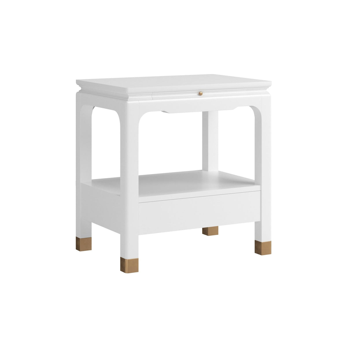 Eave - Bedside Table-Uplifting White Nightstands| A.R.T. Furniture