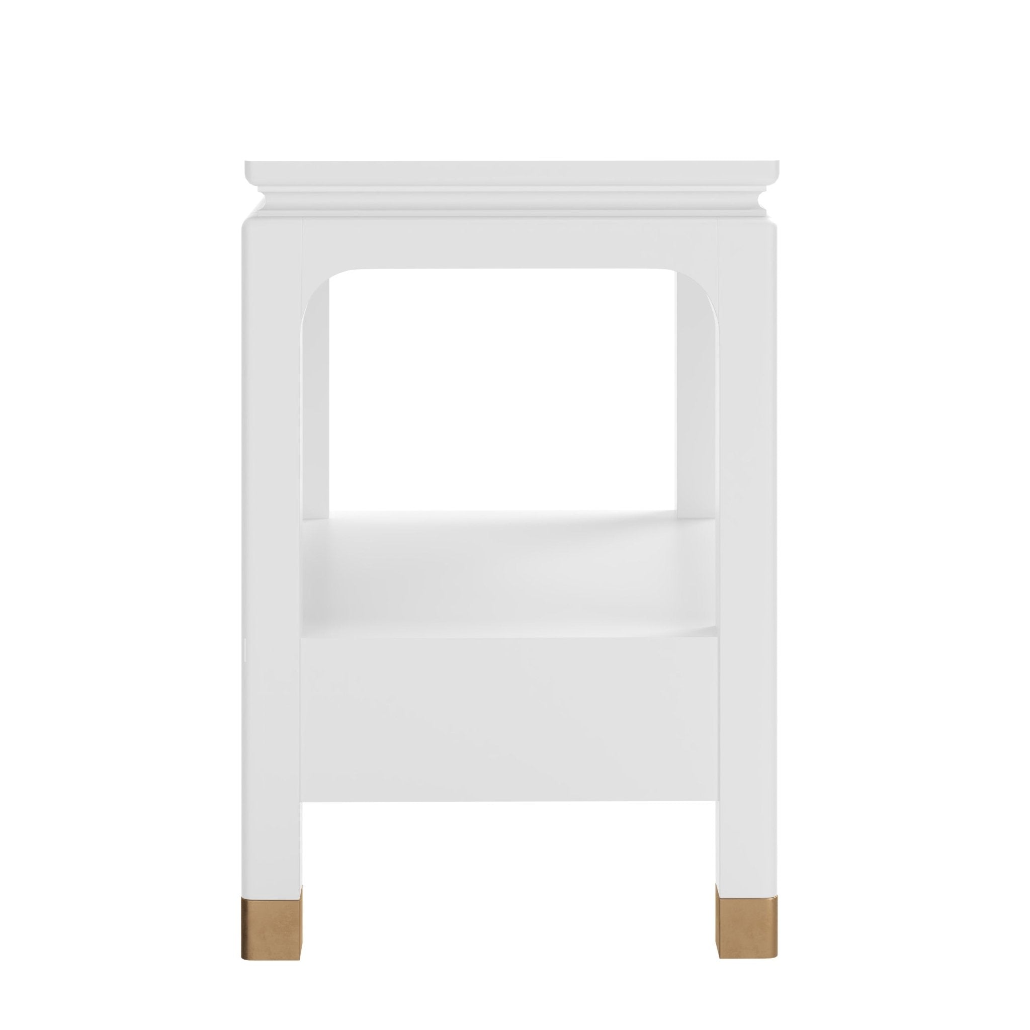 Eave - Bedside Table-Uplifting White Nightstands| A.R.T. Furniture
