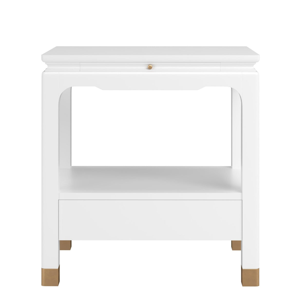 Eave - Bedside Table-Uplifting White Nightstands| A.R.T. Furniture