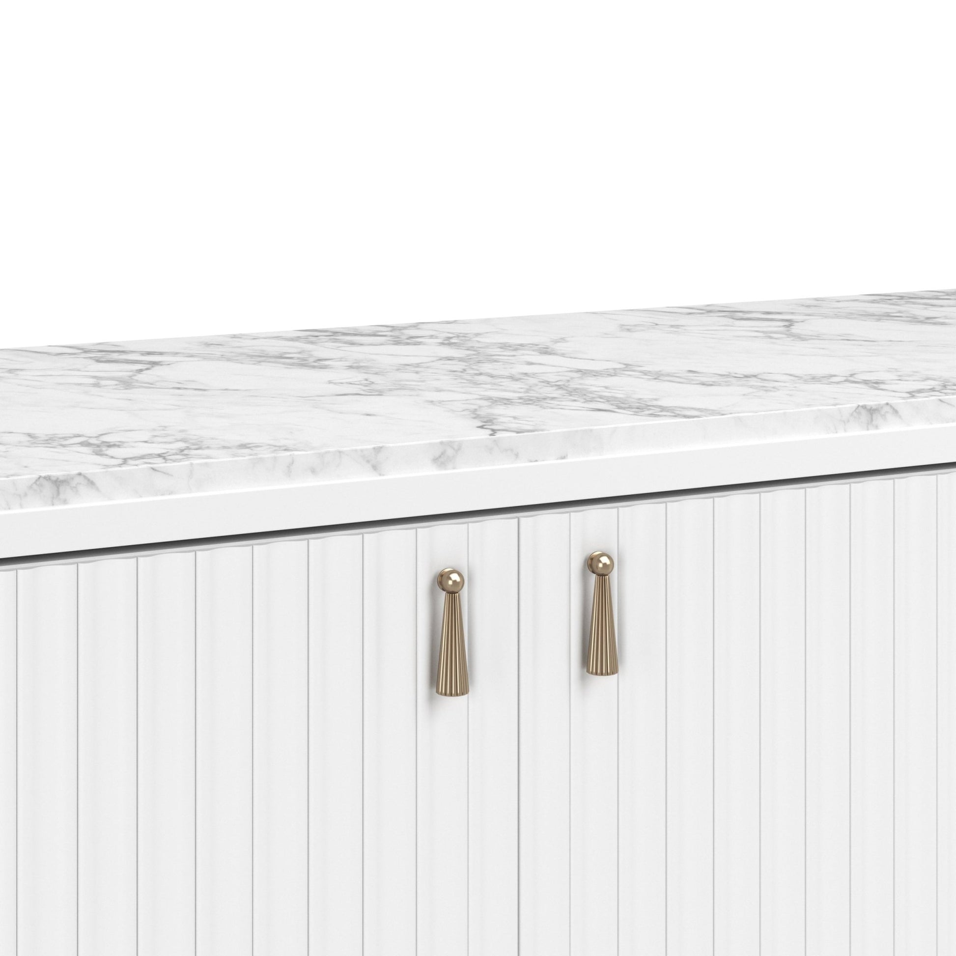 Eave - Sideboard/stone top-Uplft White Cabinets & Chests| A.R.T. Furniture