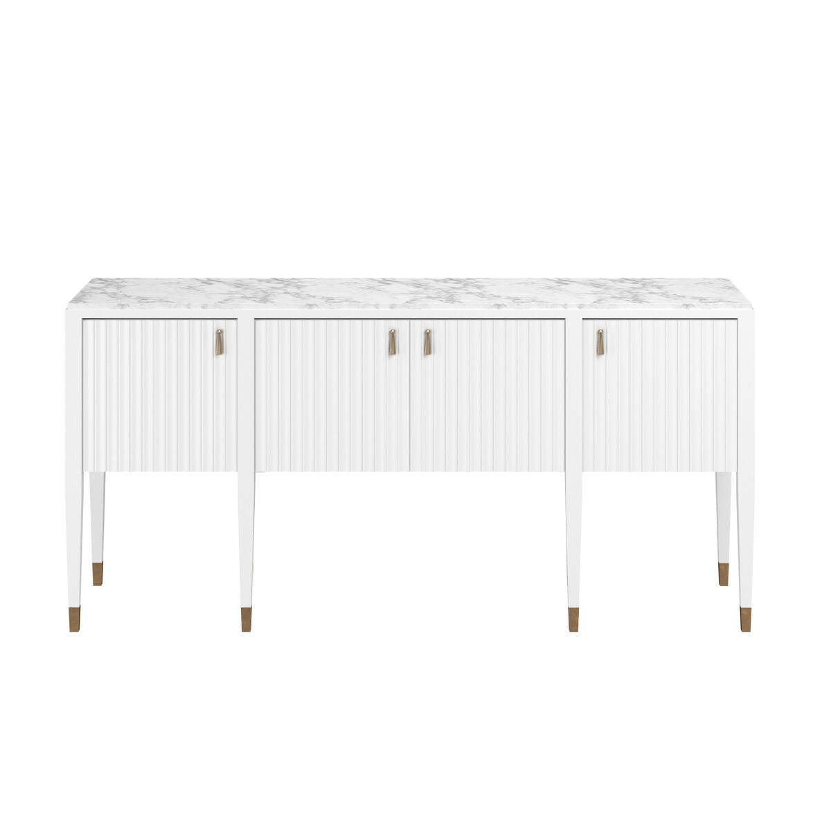 Eave - Sideboard/stone top-Uplft White Cabinets & Chests| A.R.T. Furniture