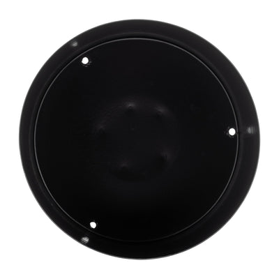 Ec Metal,6",flat Round Base Planter,black - Al Rugaib Furniture