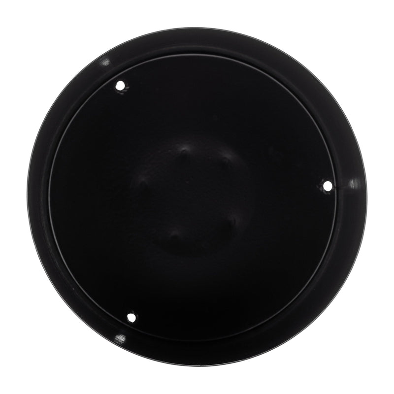 Ec Metal,6",flat Round Base Planter,black - Al Rugaib Furniture