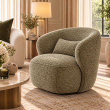 Avora Green Patterend Chair