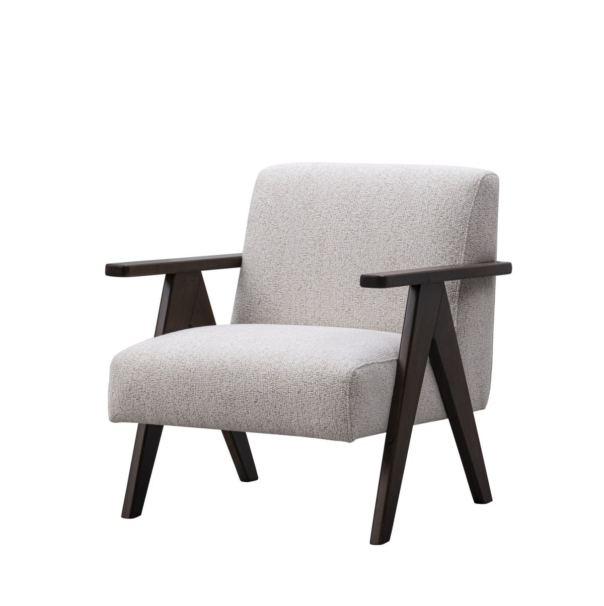 Echo Dark Brown Wood Accent Chair Chairs| Roots Furniture