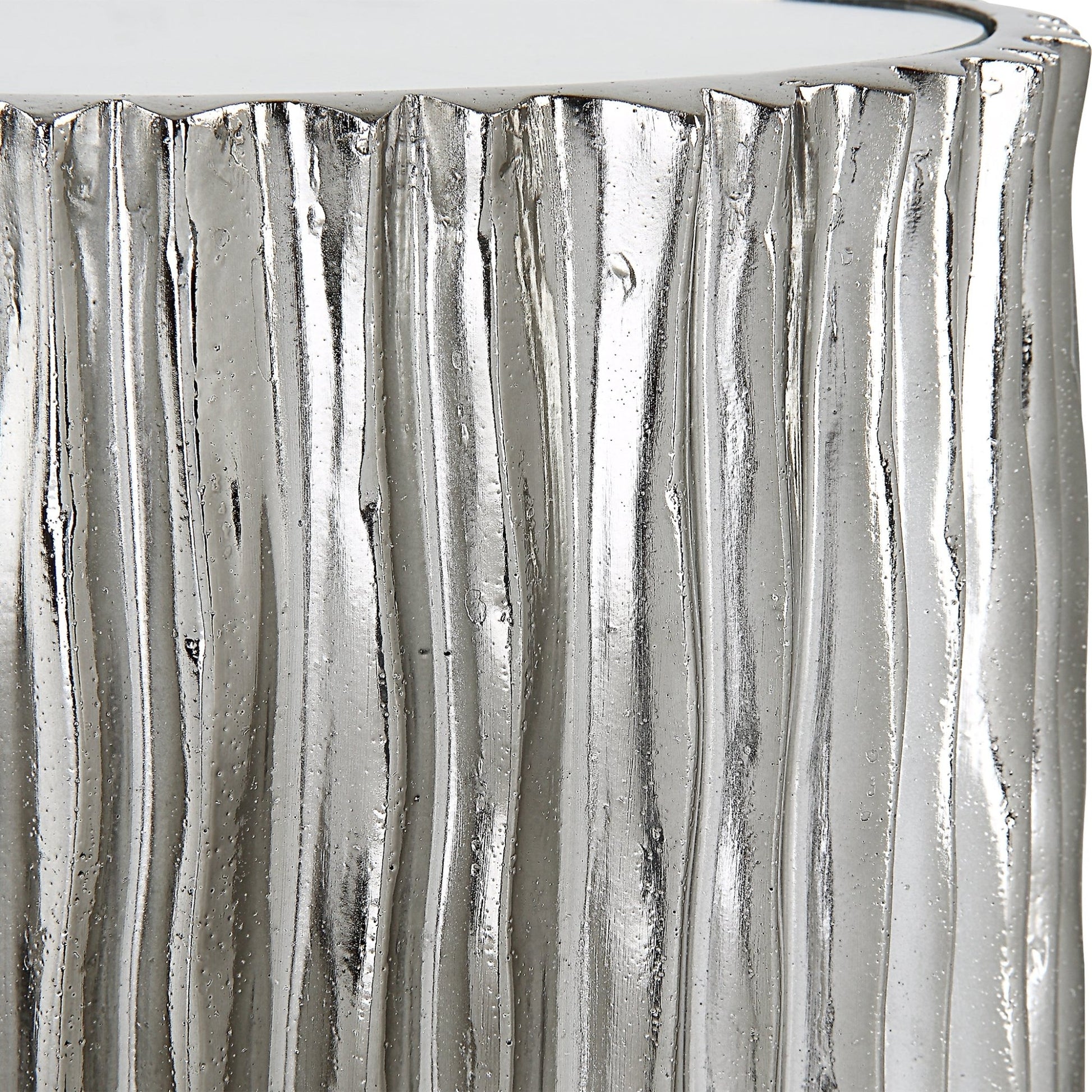 Echo Modern Nickel Drink Table Table Decors| Uttermost