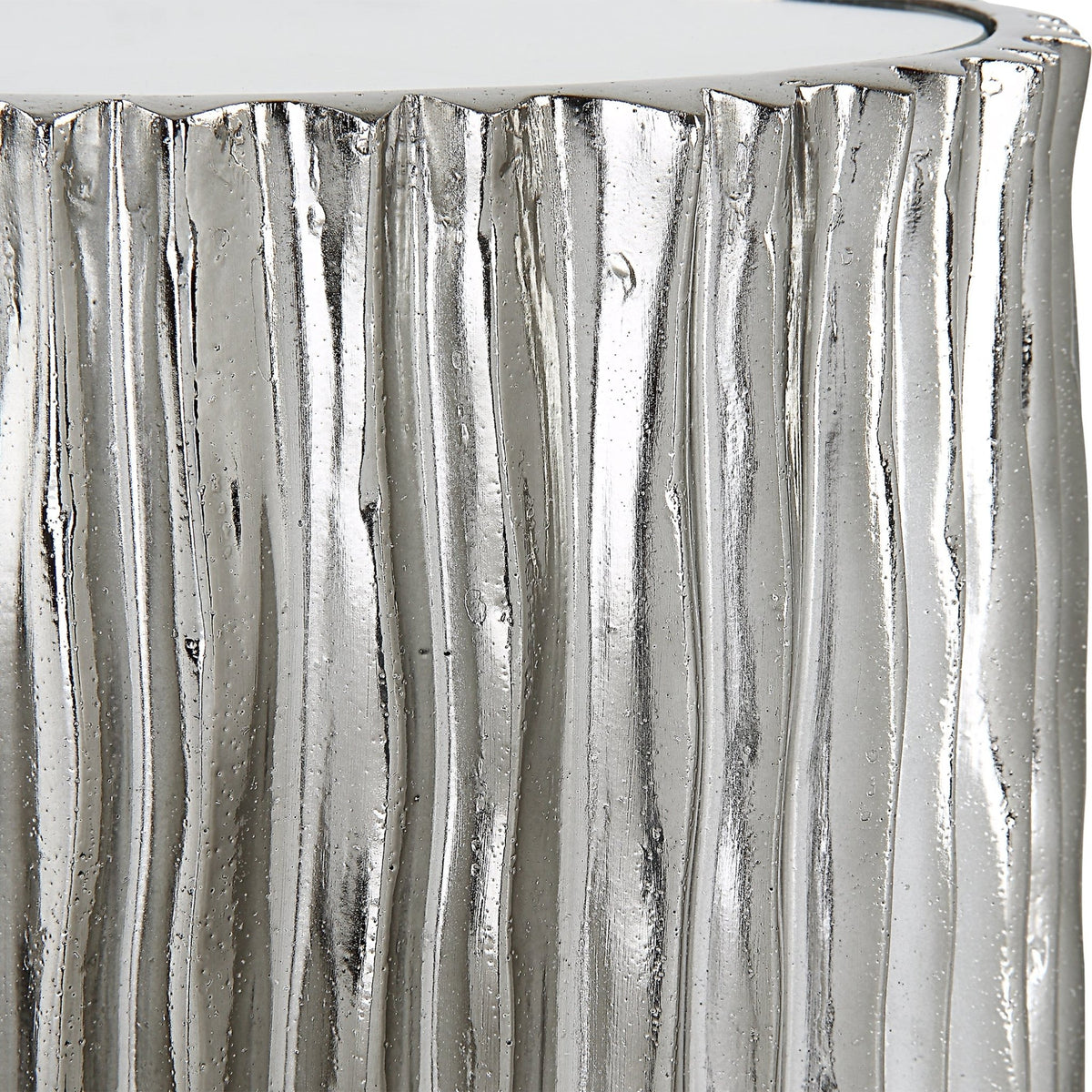 Echo Modern Nickel Drink Table Table Decors| Uttermost