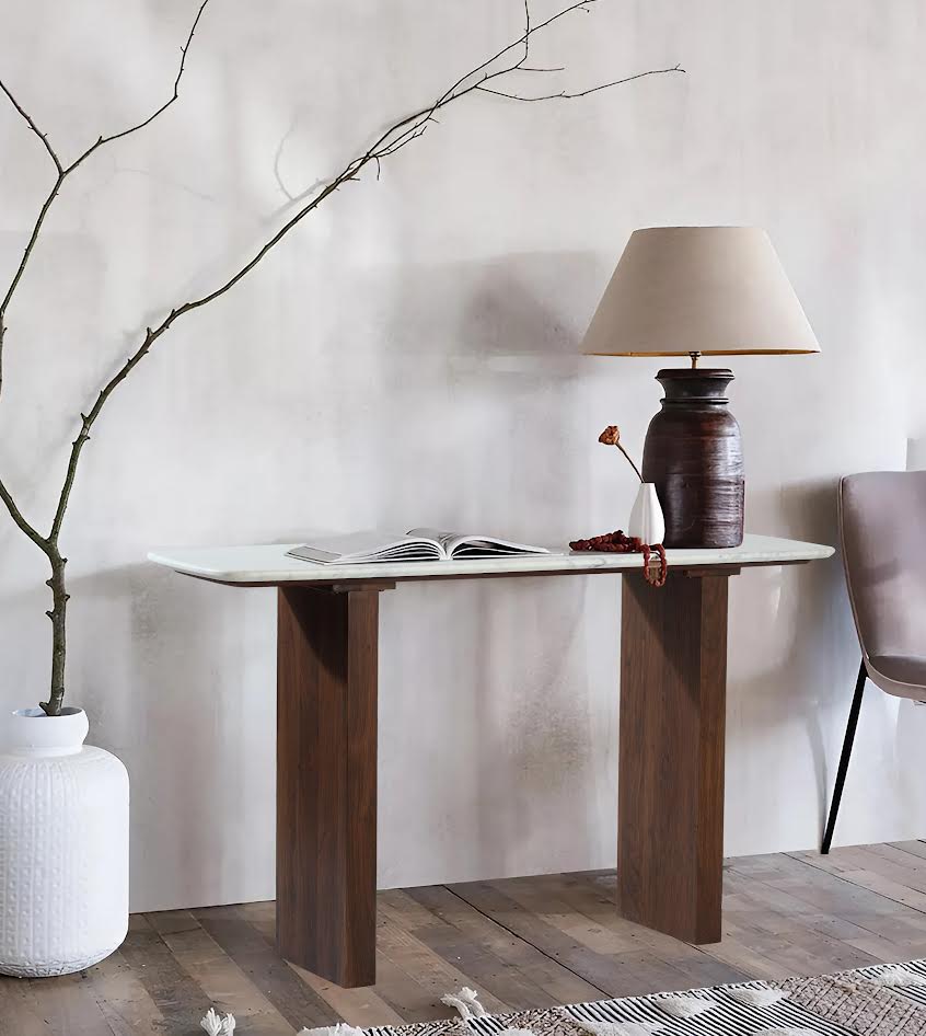 Eclipse Marble Console Table Consoles & Sideboards| Roots Furniture