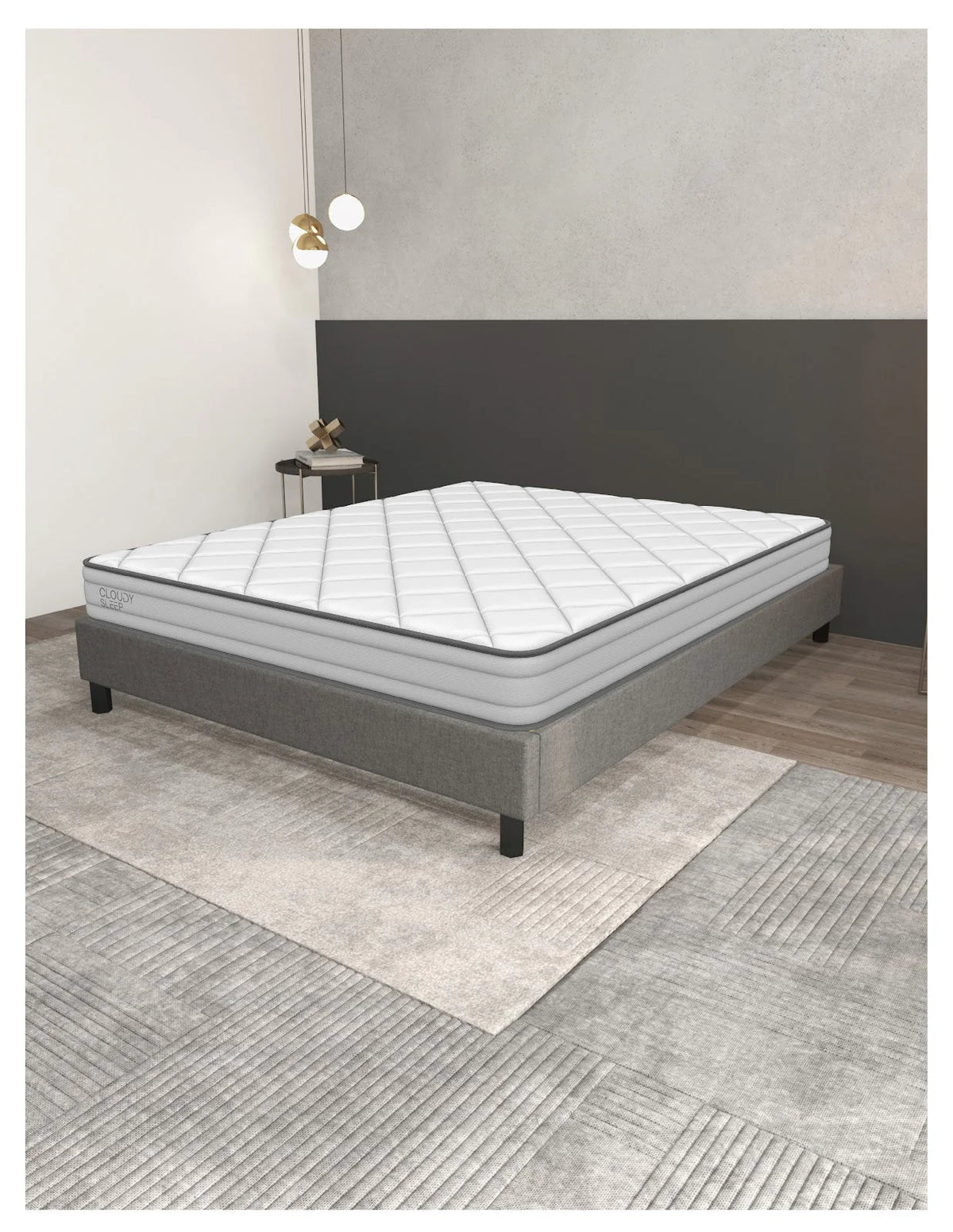 Fortman King Upholstered Bedroom Set with SM1660CK Mattress Offer
