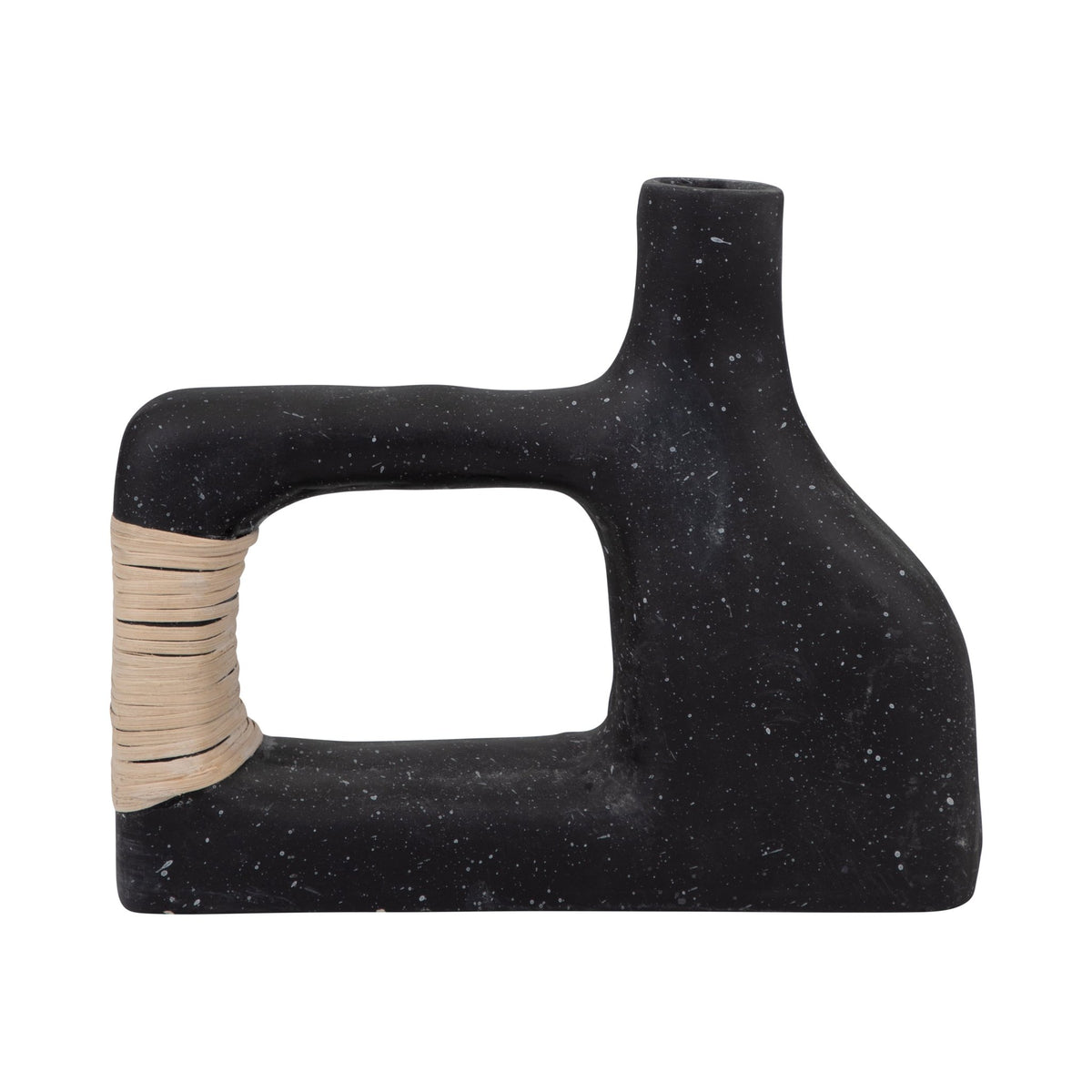 ECOMIX, 10" TRENDY VASE, BLACK Vases and Jars| Sagebrook Home
