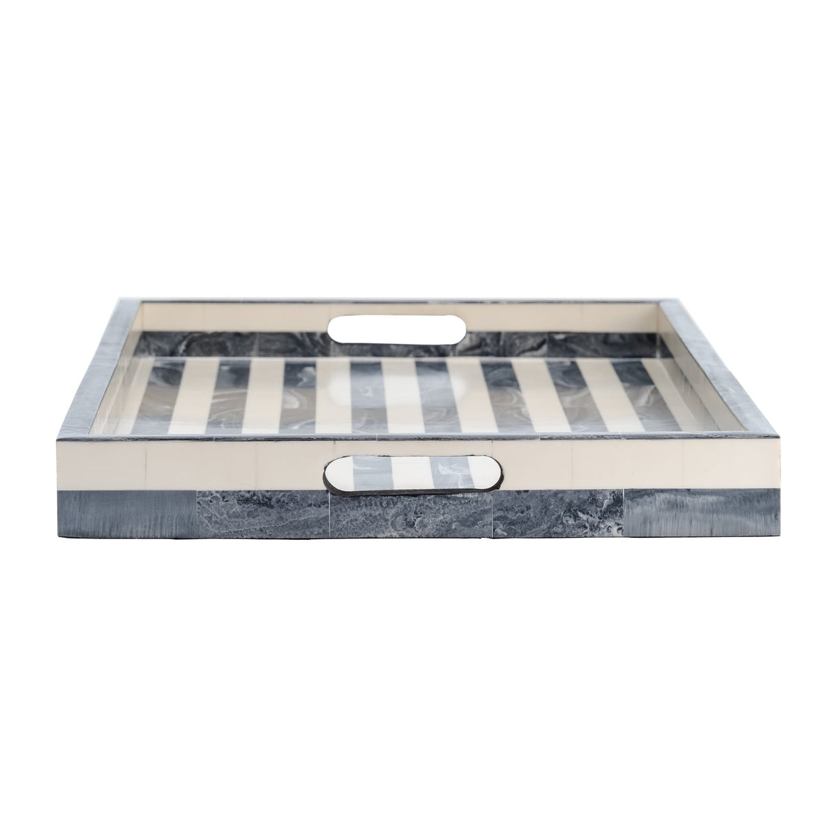 Ecomix, 18"H Vase W/ Jute Detail, White Tray| Sagebrook Home