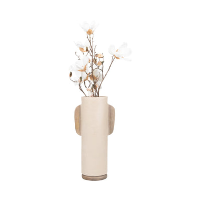 Ecomix, 19" Organic Vase, Ivory - Al Rugaib Furniture