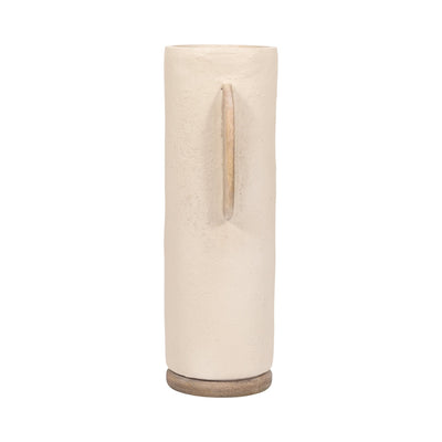Ecomix, 19" Organic Vase, Ivory - Al Rugaib Furniture