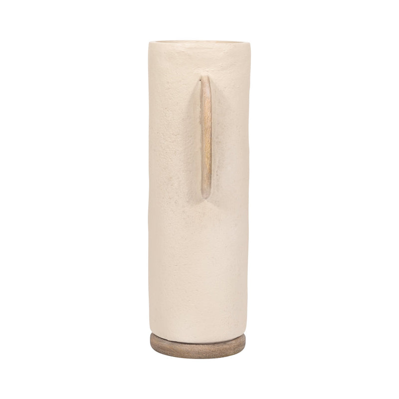Ecomix, 19" Organic Vase, Ivory - Al Rugaib Furniture