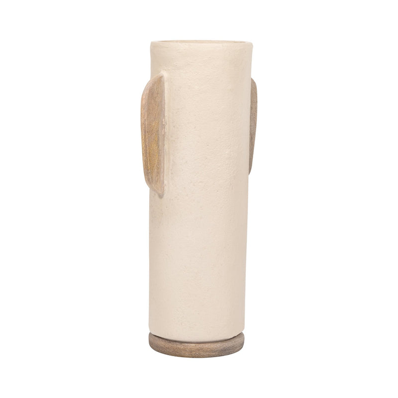 Ecomix, 19" Organic Vase, Ivory - Al Rugaib Furniture