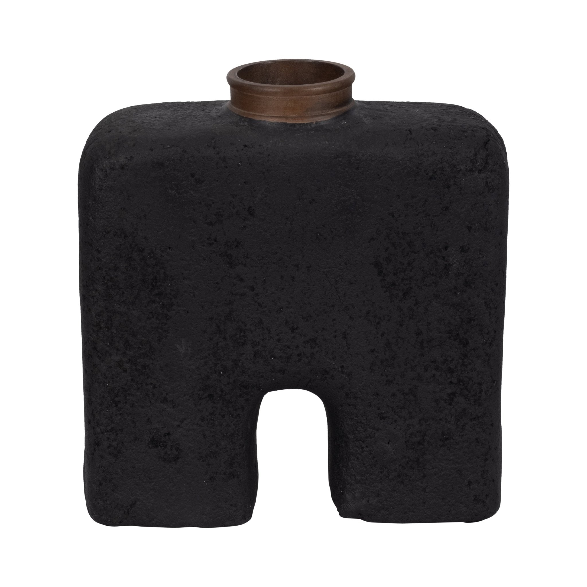 Ecomix, Abstract Vase, Black Vases and Jars| Sagebrook Home