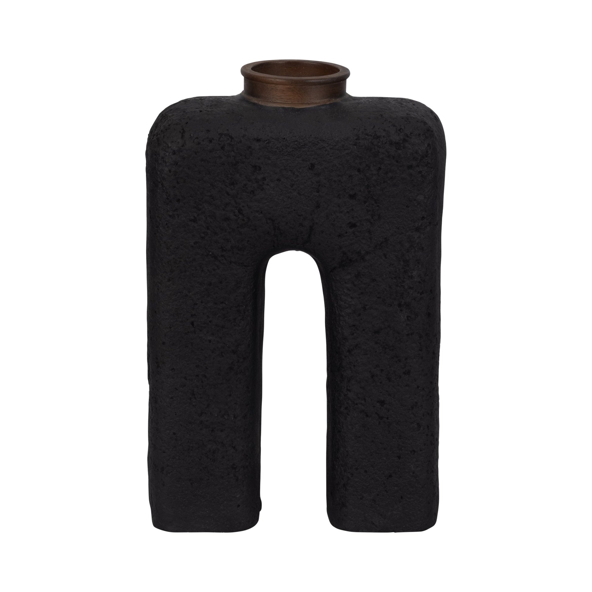 Ecomix, Abstract Vase, Black Vases and Jars| Sagebrook Home