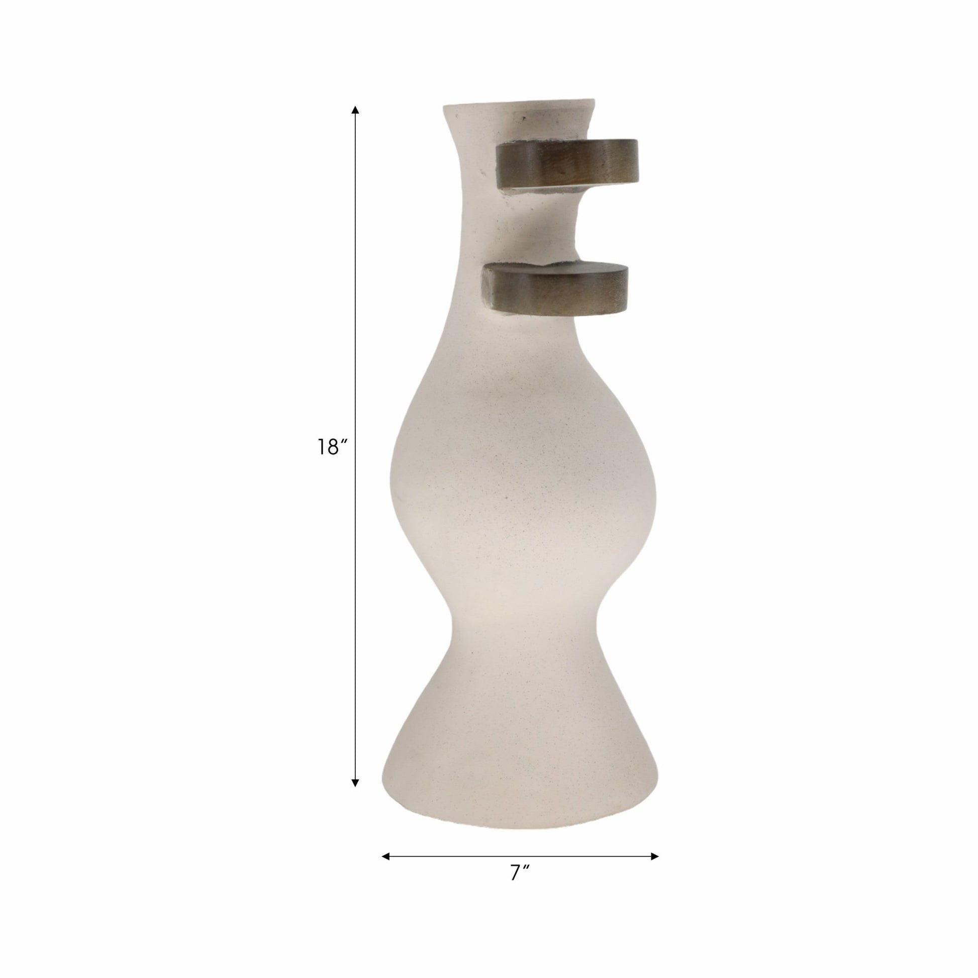 Ecomix, Abstract Vase, Ivory Vases and Jars| Sagebrook Home