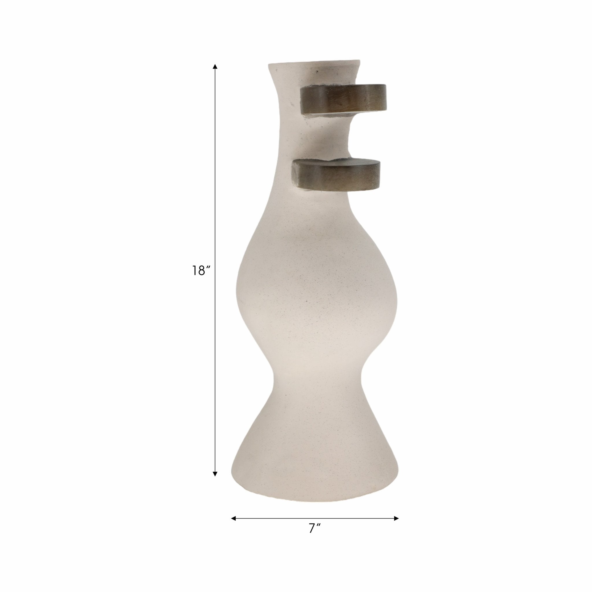 Ecomix, Abstract Vase, Ivory Vases and Jars| Sagebrook Home