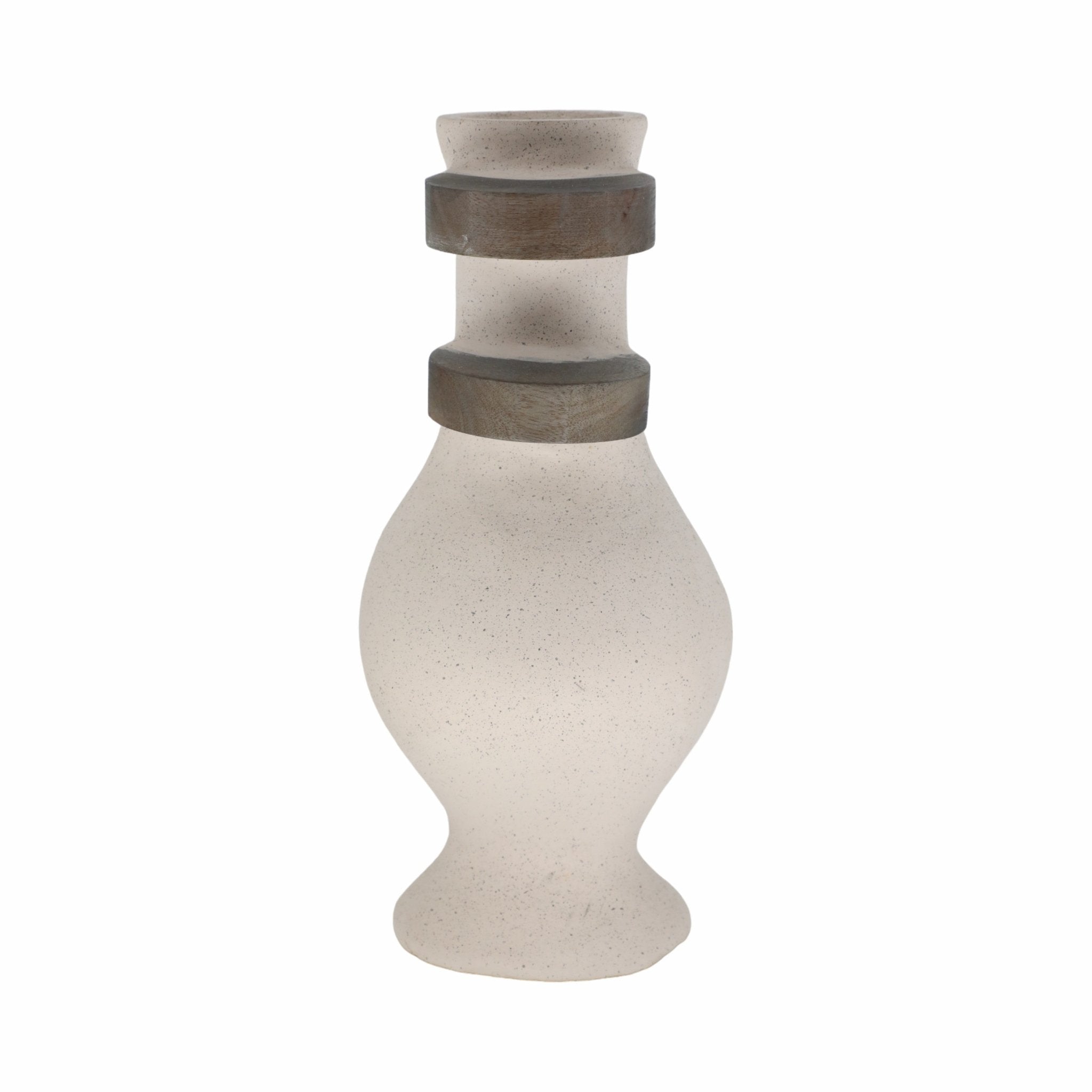 Ecomix, Abstract Vase, Ivory Vases and Jars| Sagebrook Home