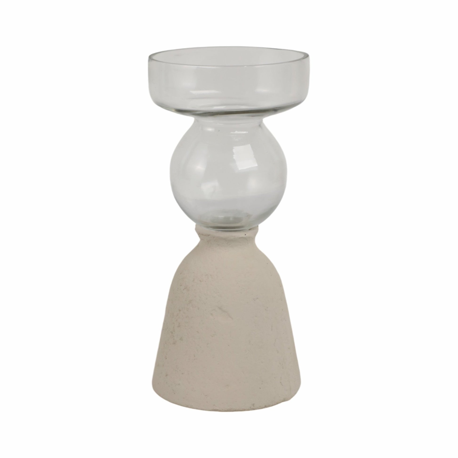 Ecomix/glass, 9" Vase, Ivory Vases and Jars| Sagebrook Home