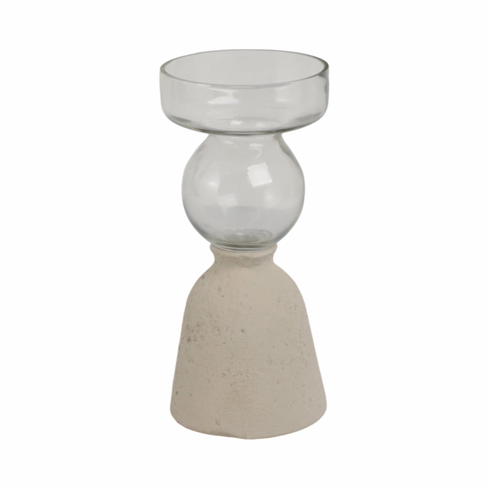 Ecomix/glass, 9" Vase, Ivory Vases and Jars| Sagebrook Home