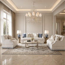 Copacabana White Sofa Set