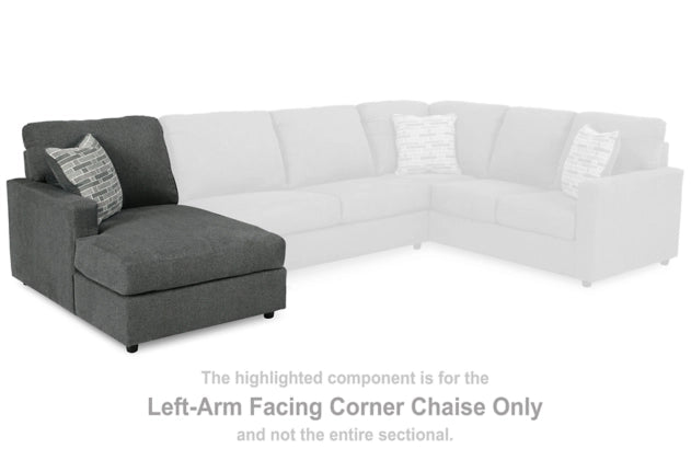Edenfield Left - Arm Facing Corner Chaise - Al Rugaib Furniture
